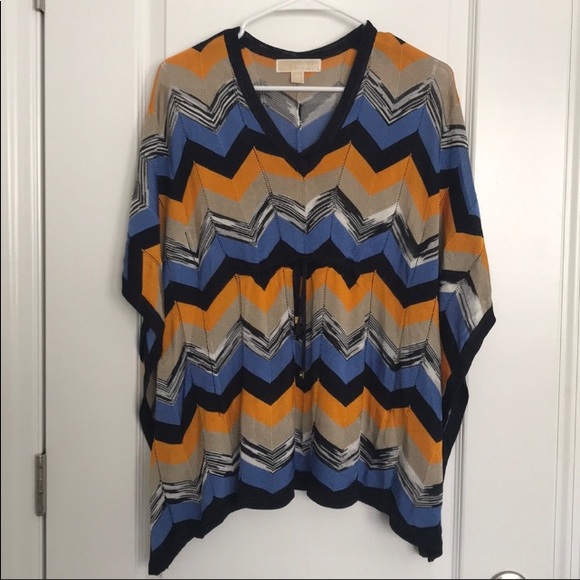 Michael Michael Kors chevron drawstring tunic XS - Picture 2 of 3
